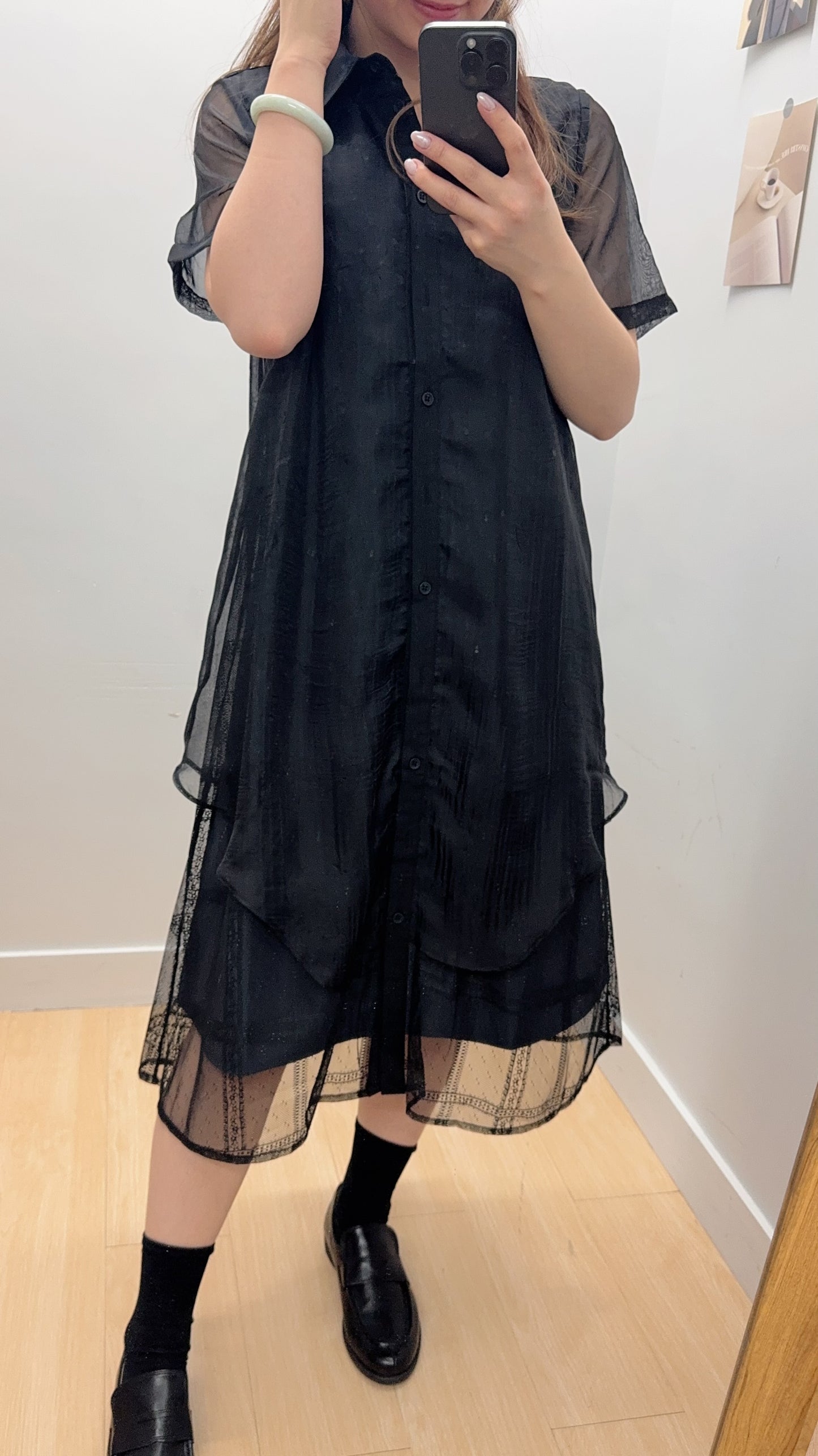 B47804《小個子🕊️女神風兩件套OPS》(白/黑)