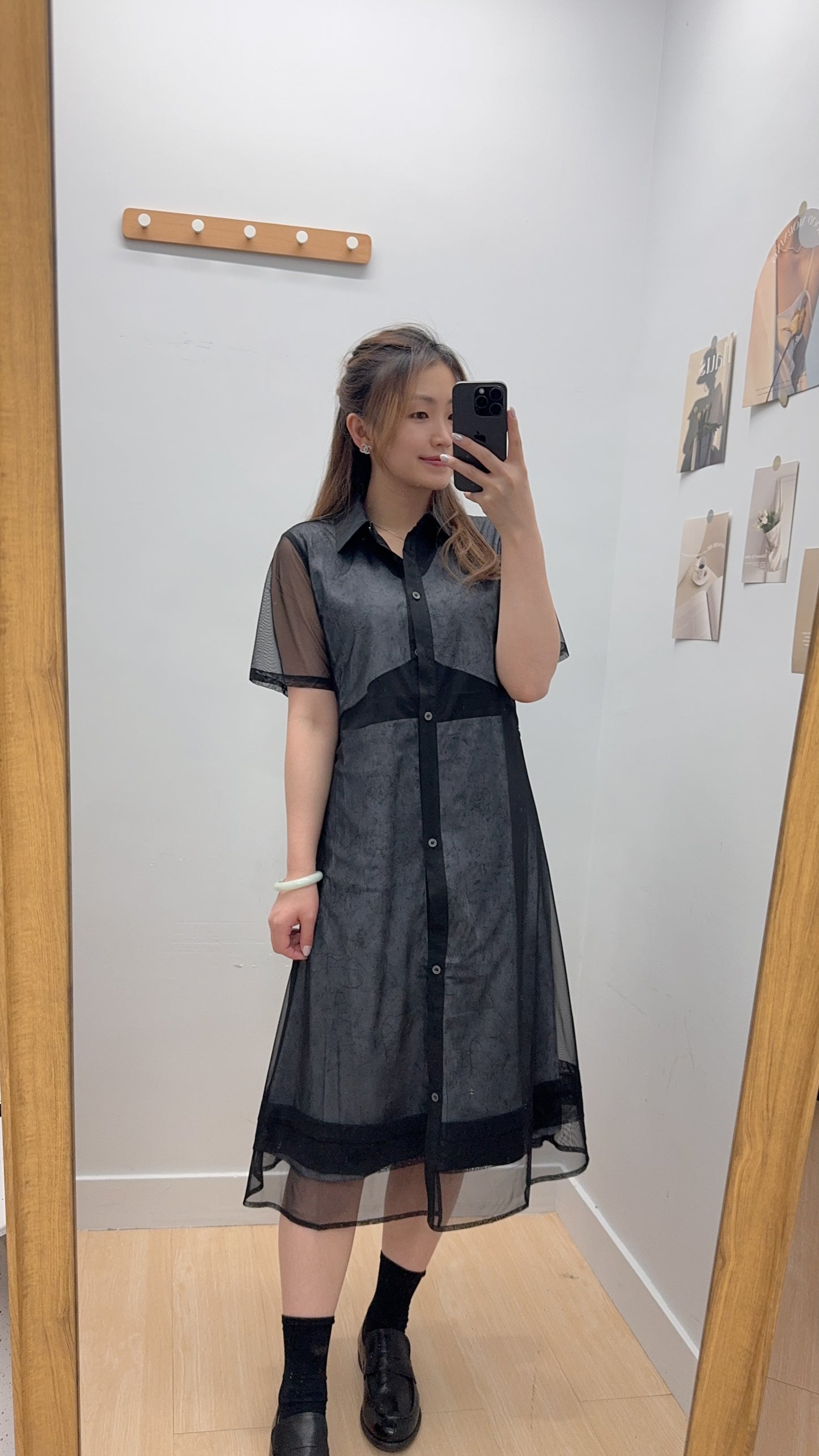 B47704《低調雲石紋☁️顯瘦OPS》(白/黑)