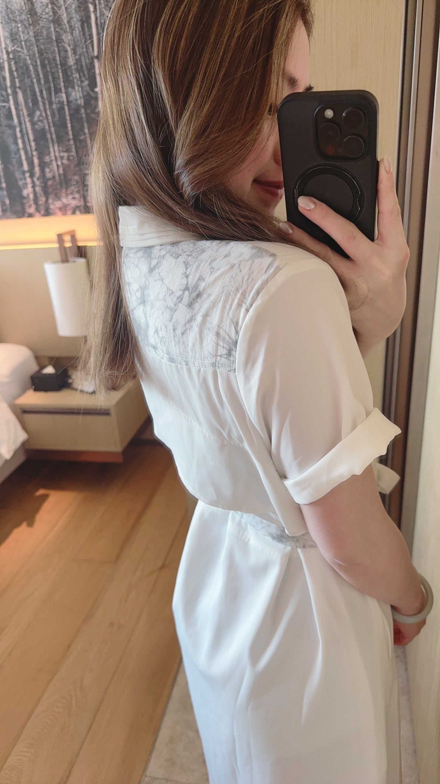 P174803❤️‍🔥大推‼️《簡單但極美側印花OPS》（杏/藍）