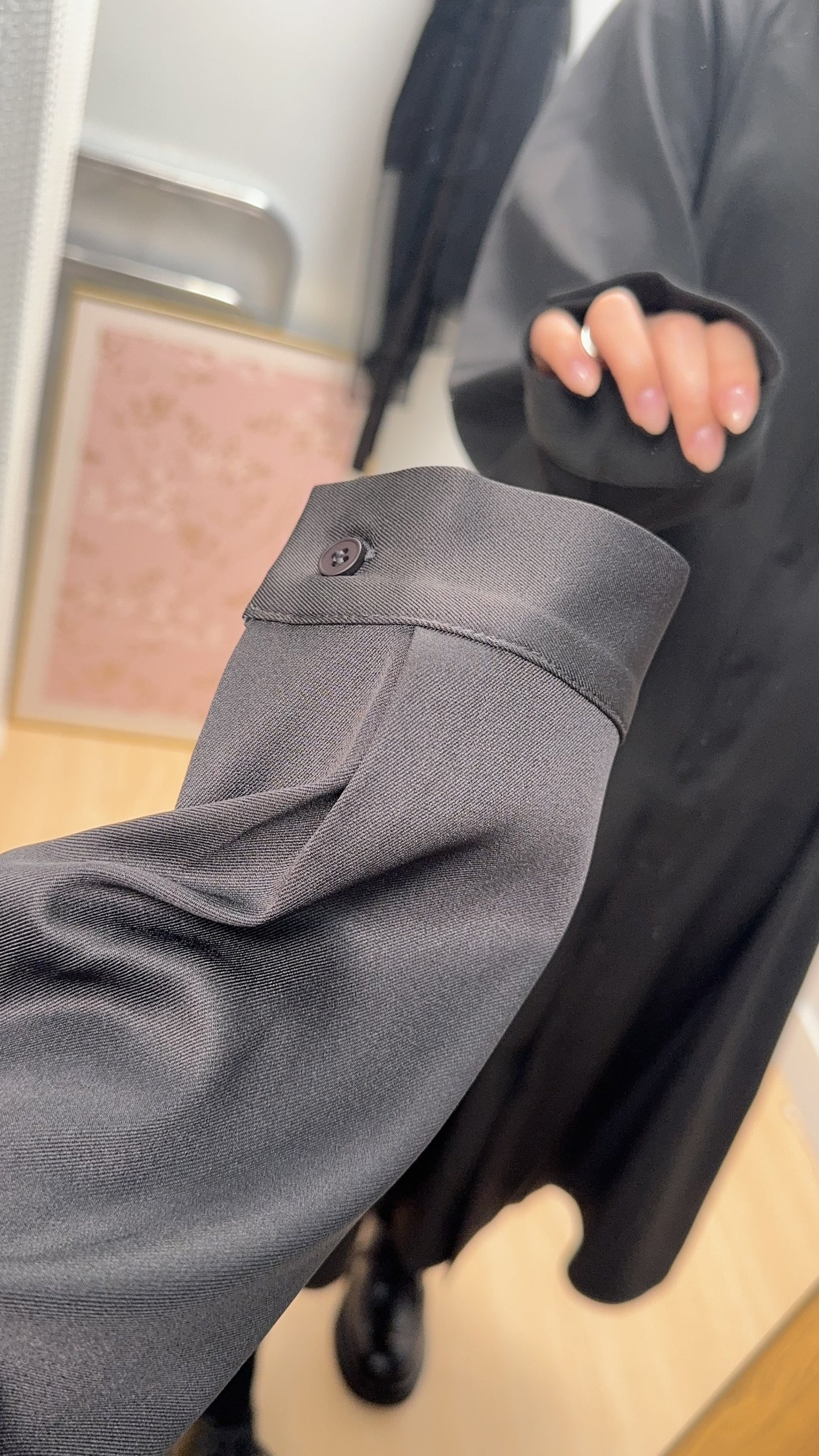 B55411 《一套兩件長西裝外套款》兩色（米白/黑）