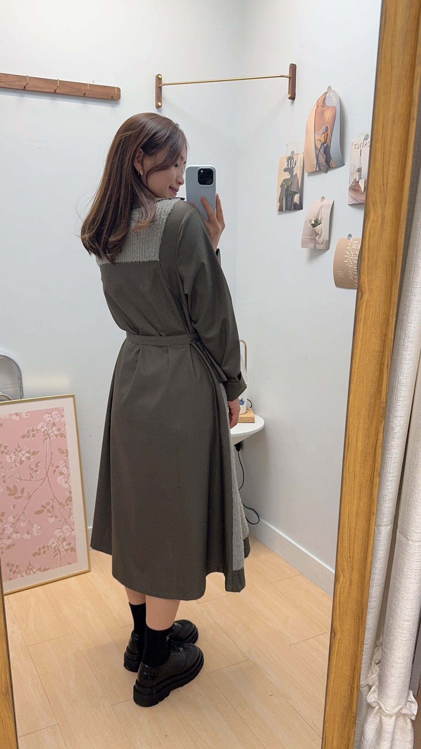 M262111 《超有型😎假吊帶外套OPS》綠