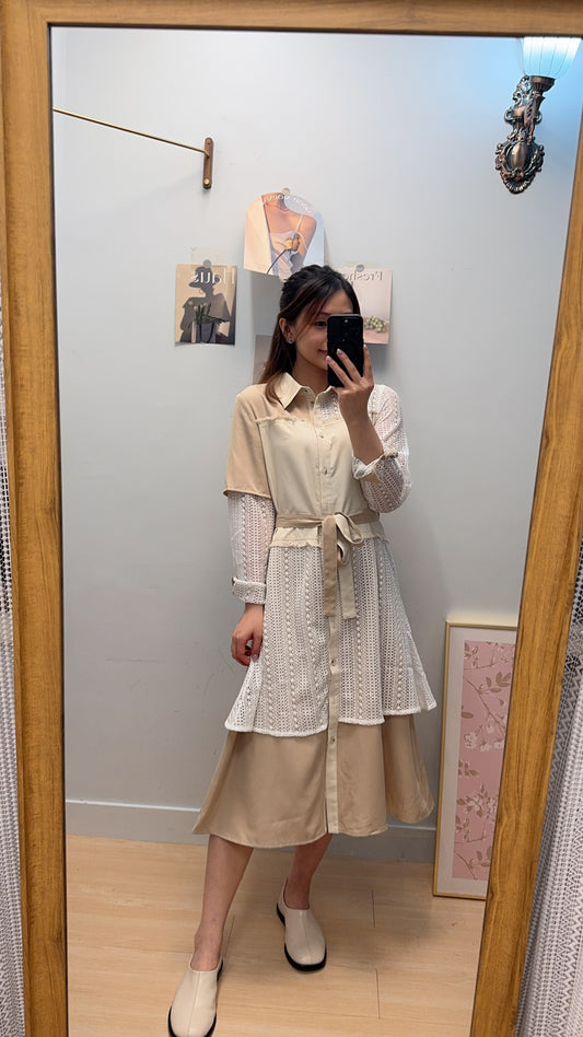 B53310 《拼布鴛鴦手袖OPS》 黑