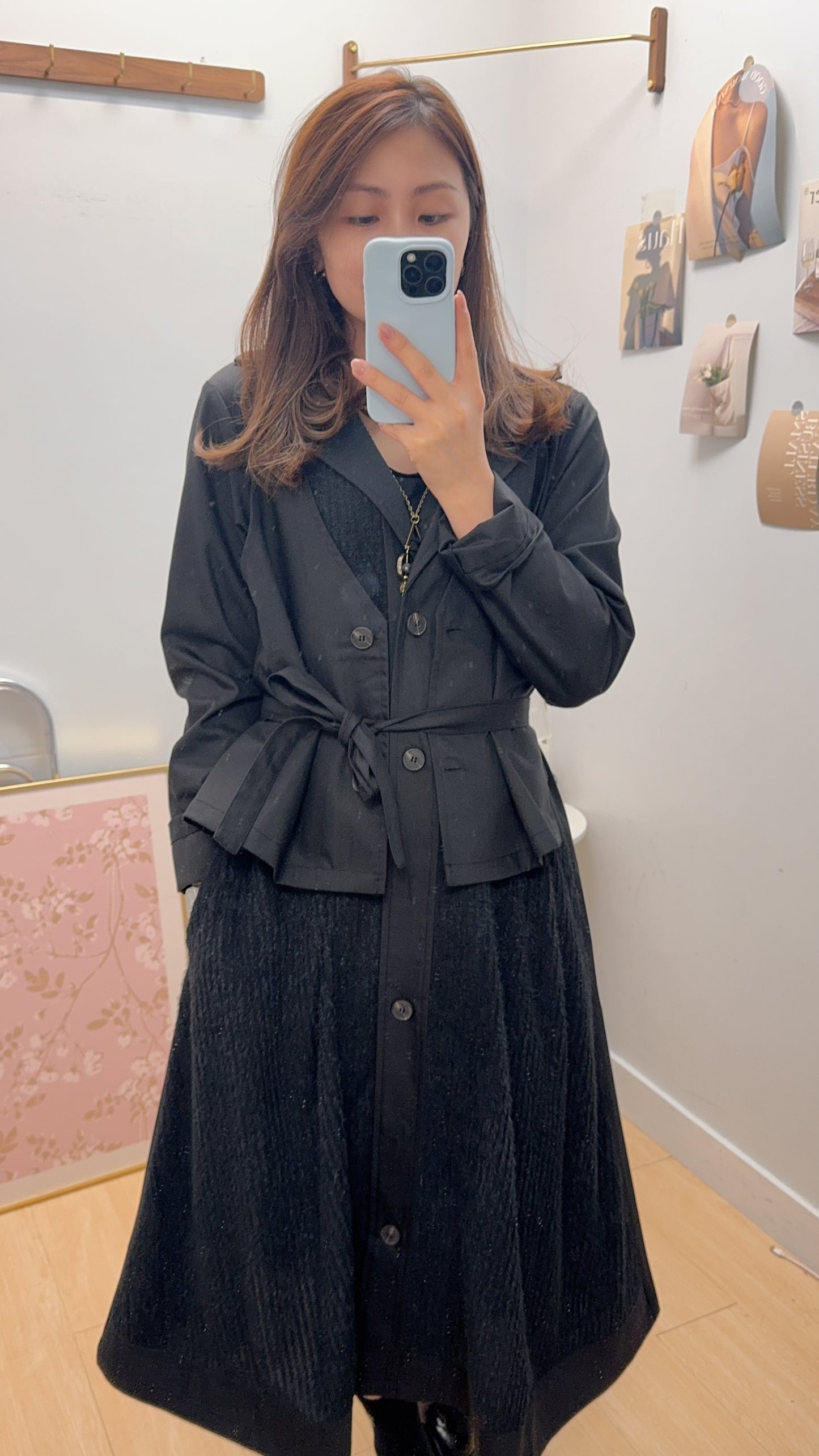 M262111 《超有型😎假吊帶外套OPS》綠