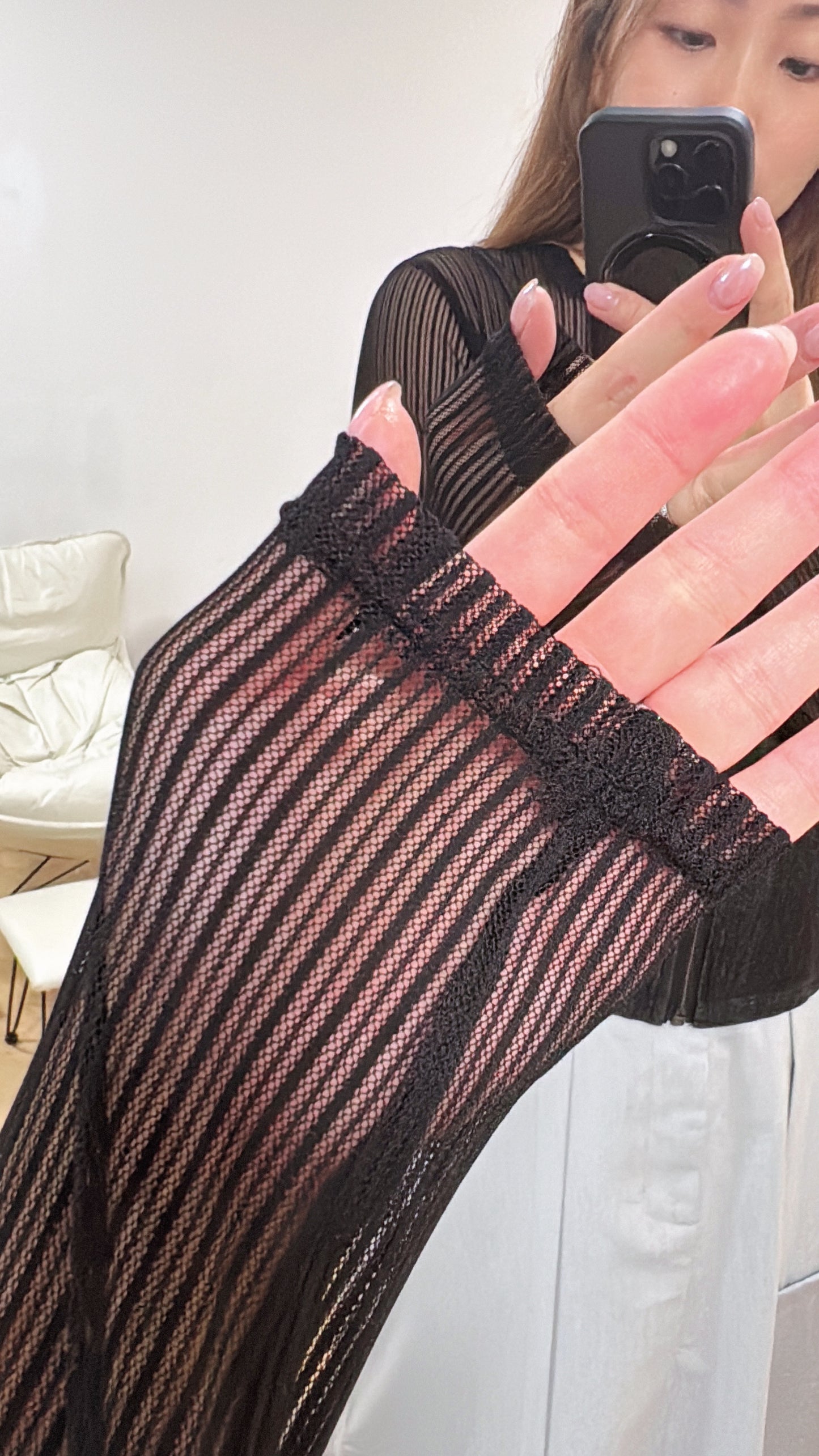 L496609《一套兩件：TOP+吊帶牛仔》白色